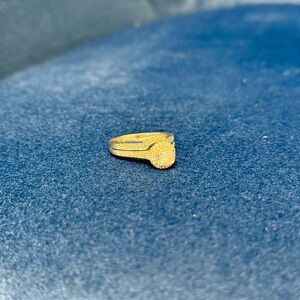 Diamond and White Gold Wedding Set